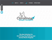 Tablet Screenshot of carolinapooperscoopers.com